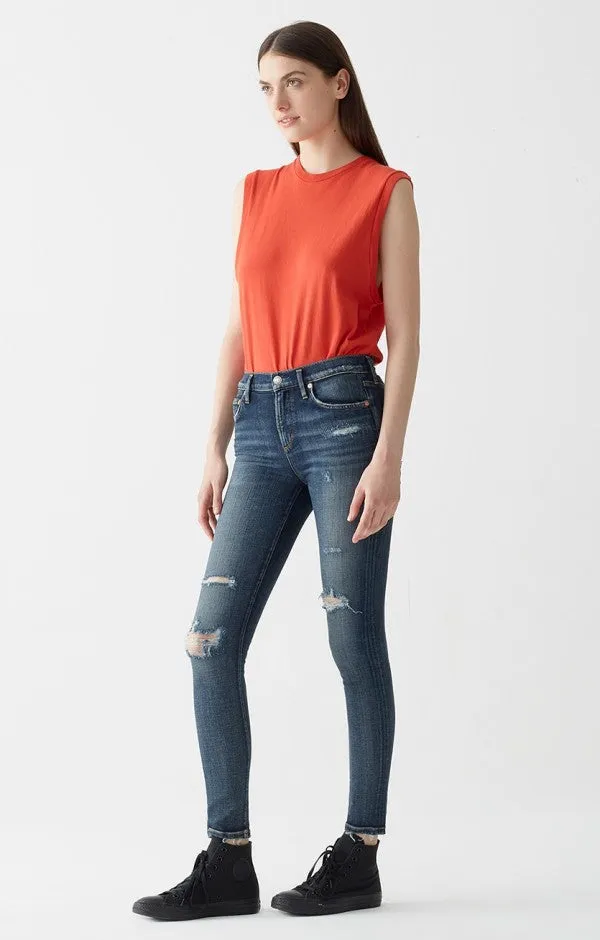 A GOLD E- Sophie High Rise Skinny Sabotage