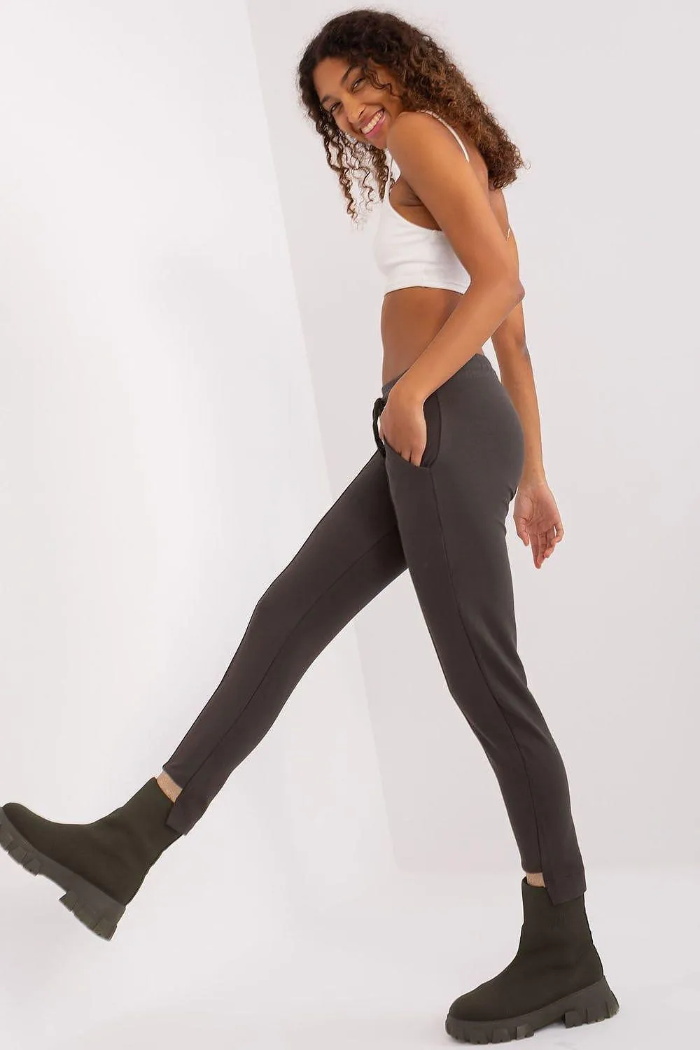 Adjustable High-Waisted Cotton Lounge Pants for Ultimate Comfort