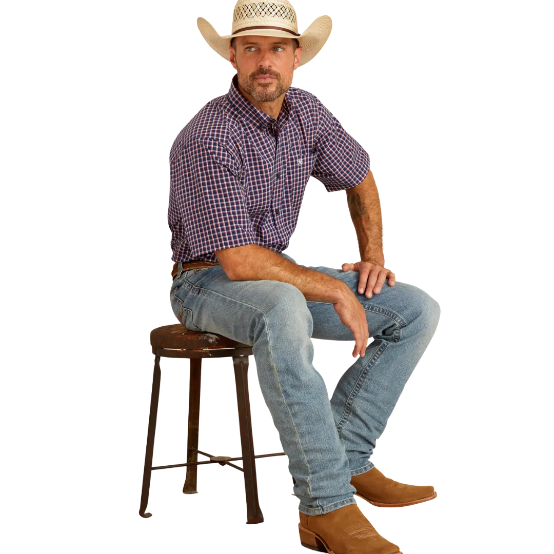 Ariat Men's Pro Dustin Medieval Blue Shirt