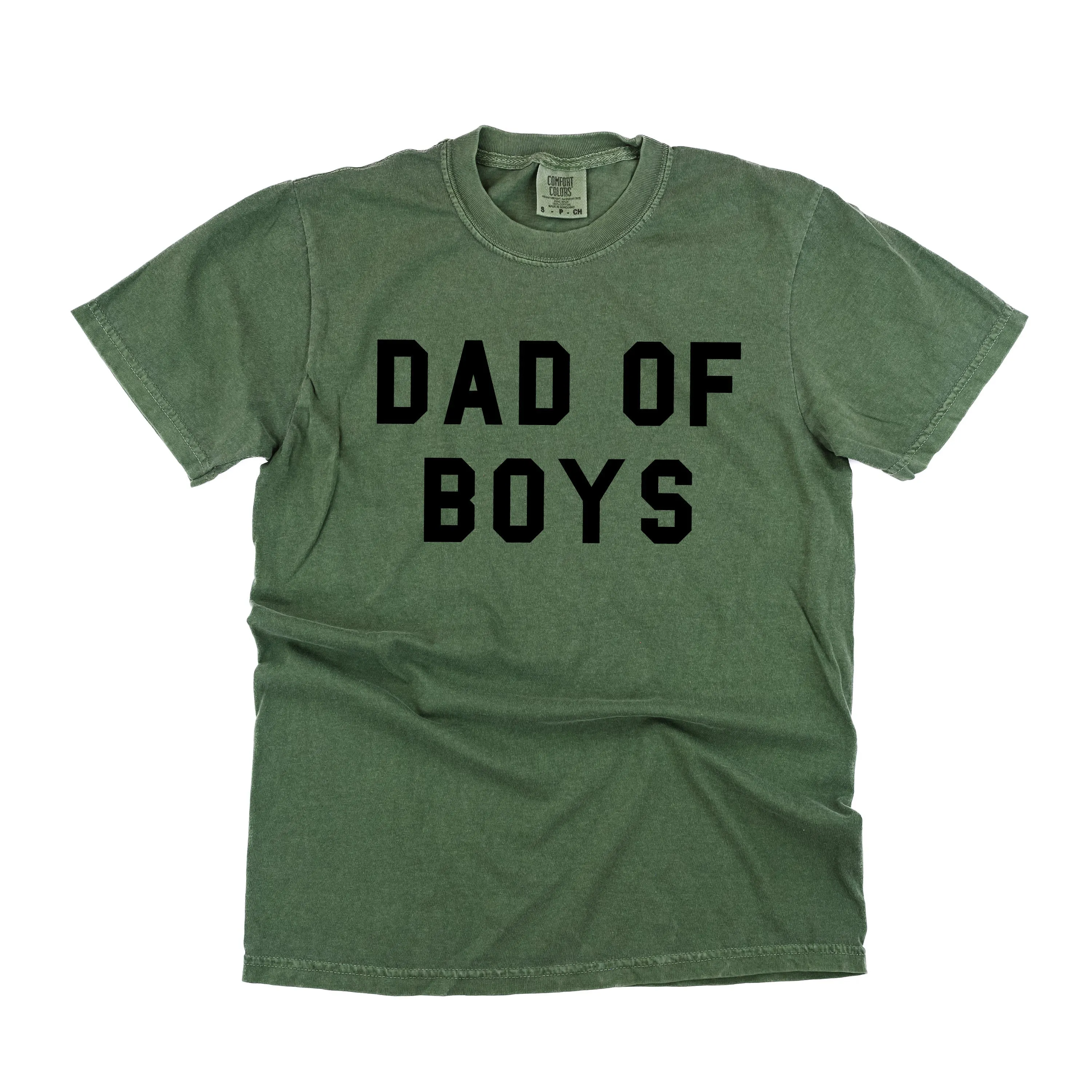Dad of Boys - SHORT SLEEVE COMFORT COLORS TEE