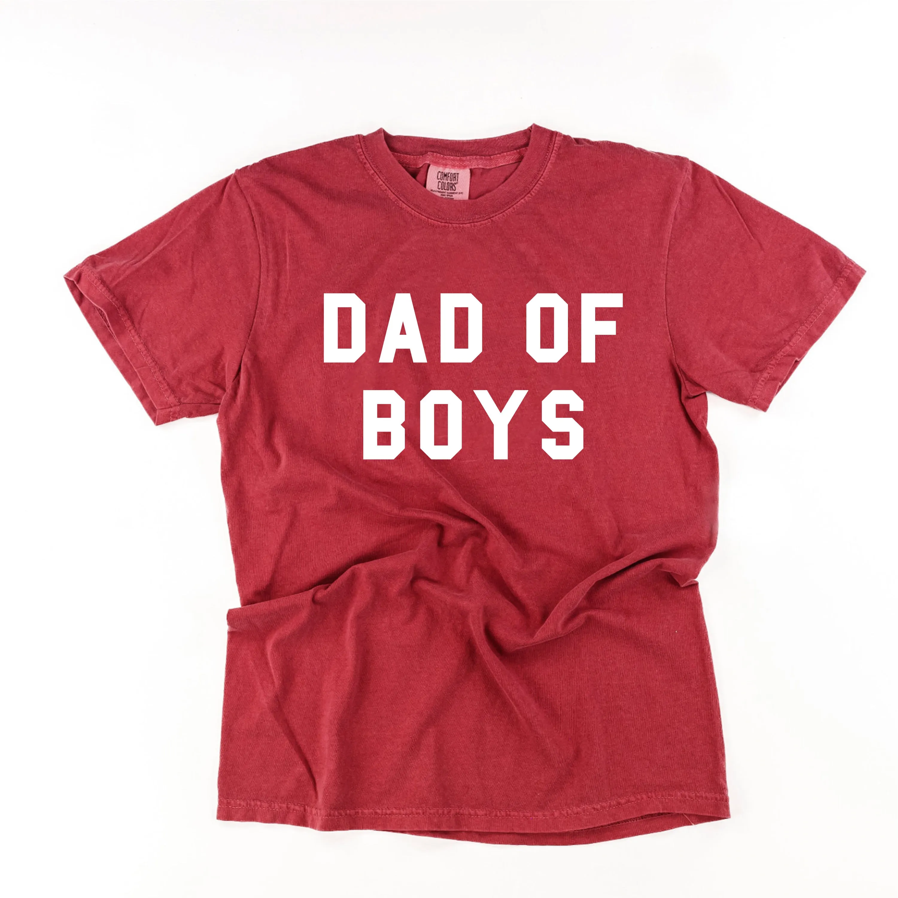 Dad of Boys - SHORT SLEEVE COMFORT COLORS TEE
