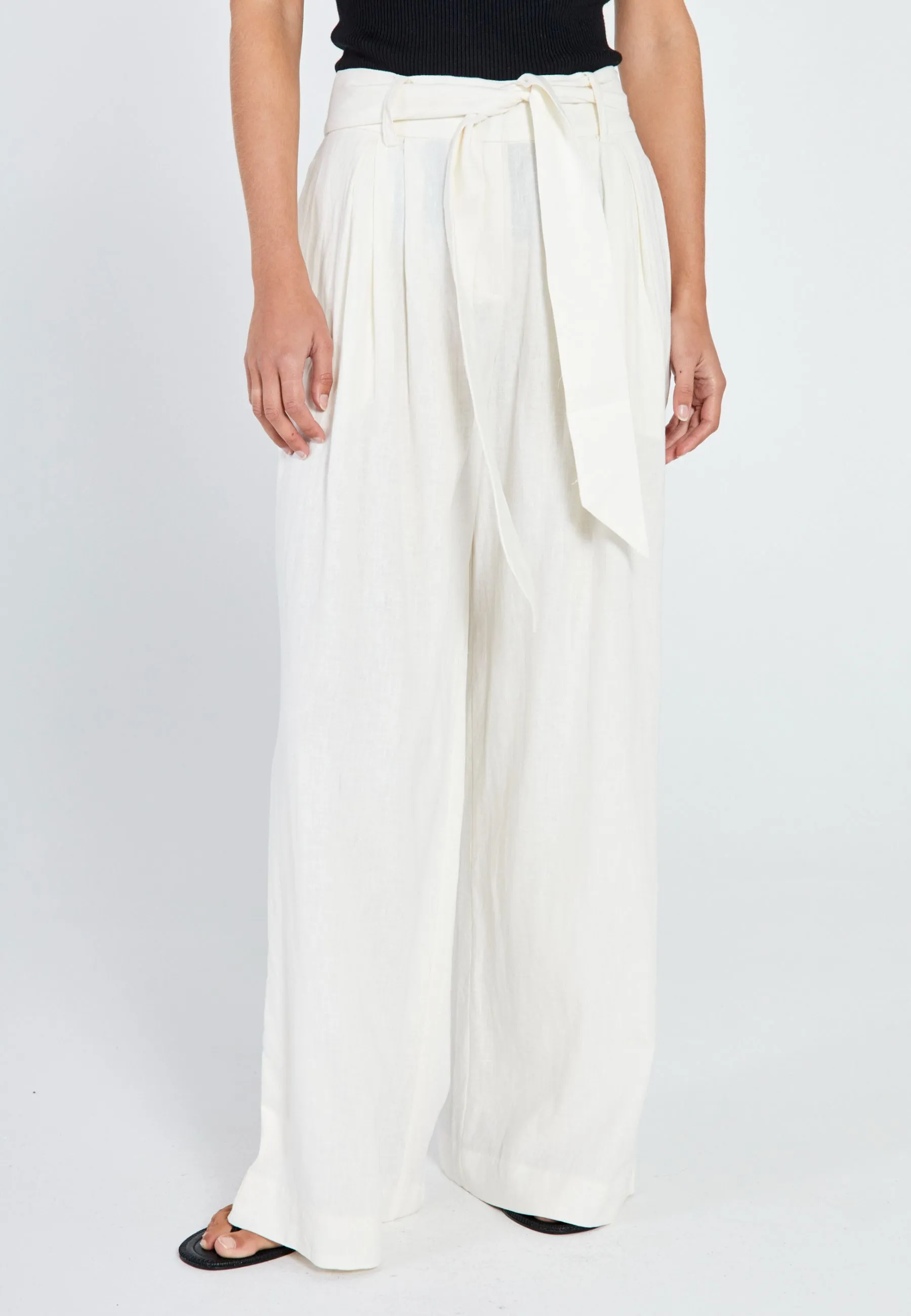 Esma wide pants - Off-white