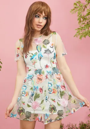 Forgotten Garden Embroidered Dress
