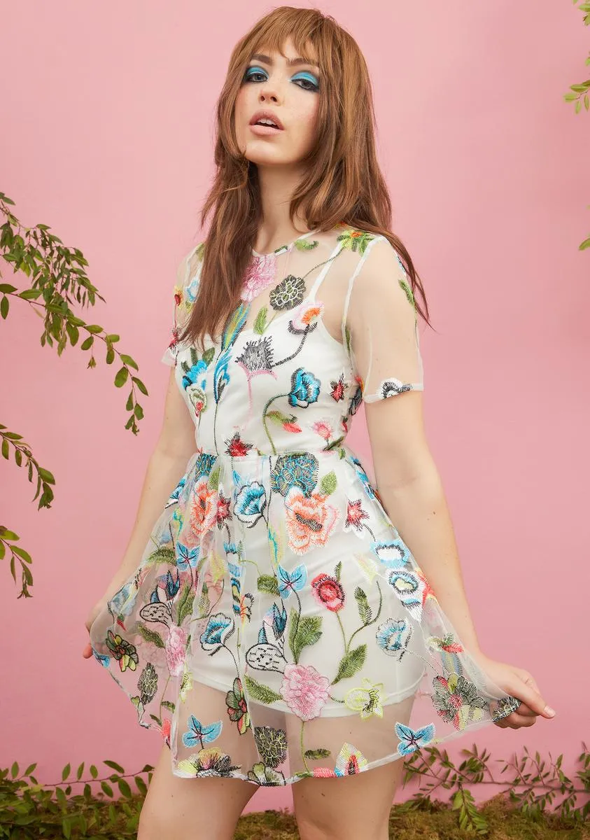Forgotten Garden Embroidered Dress
