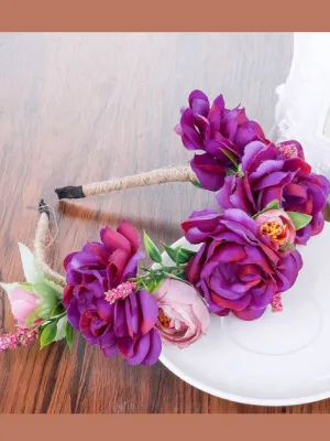 Girls Pretty Flower Headband