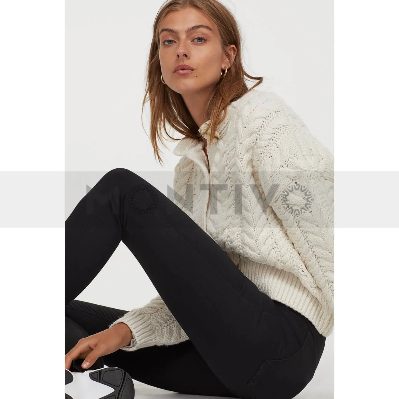 HM Black High Rise Black Jeggings