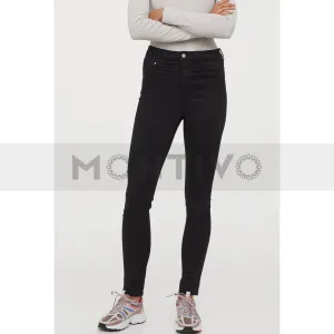 HM Black High Rise Black Jeggings