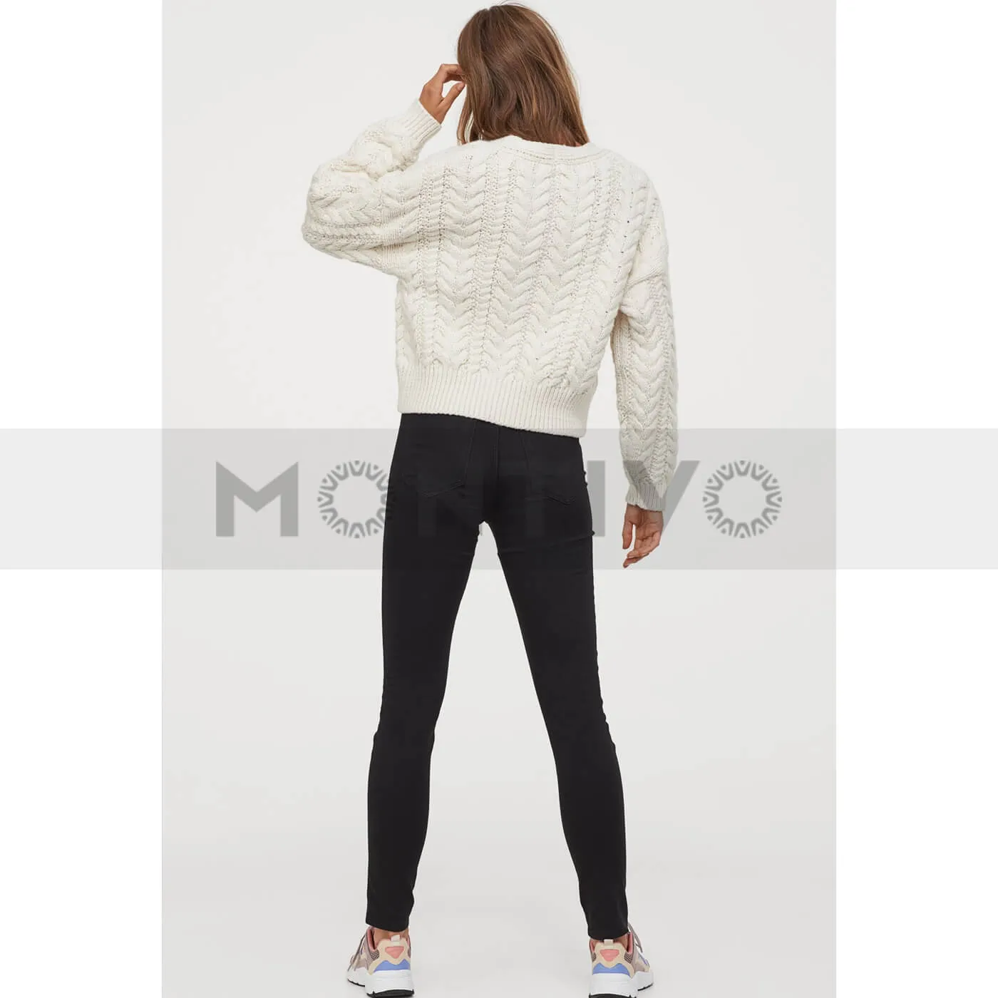 HM Black High Rise Black Jeggings