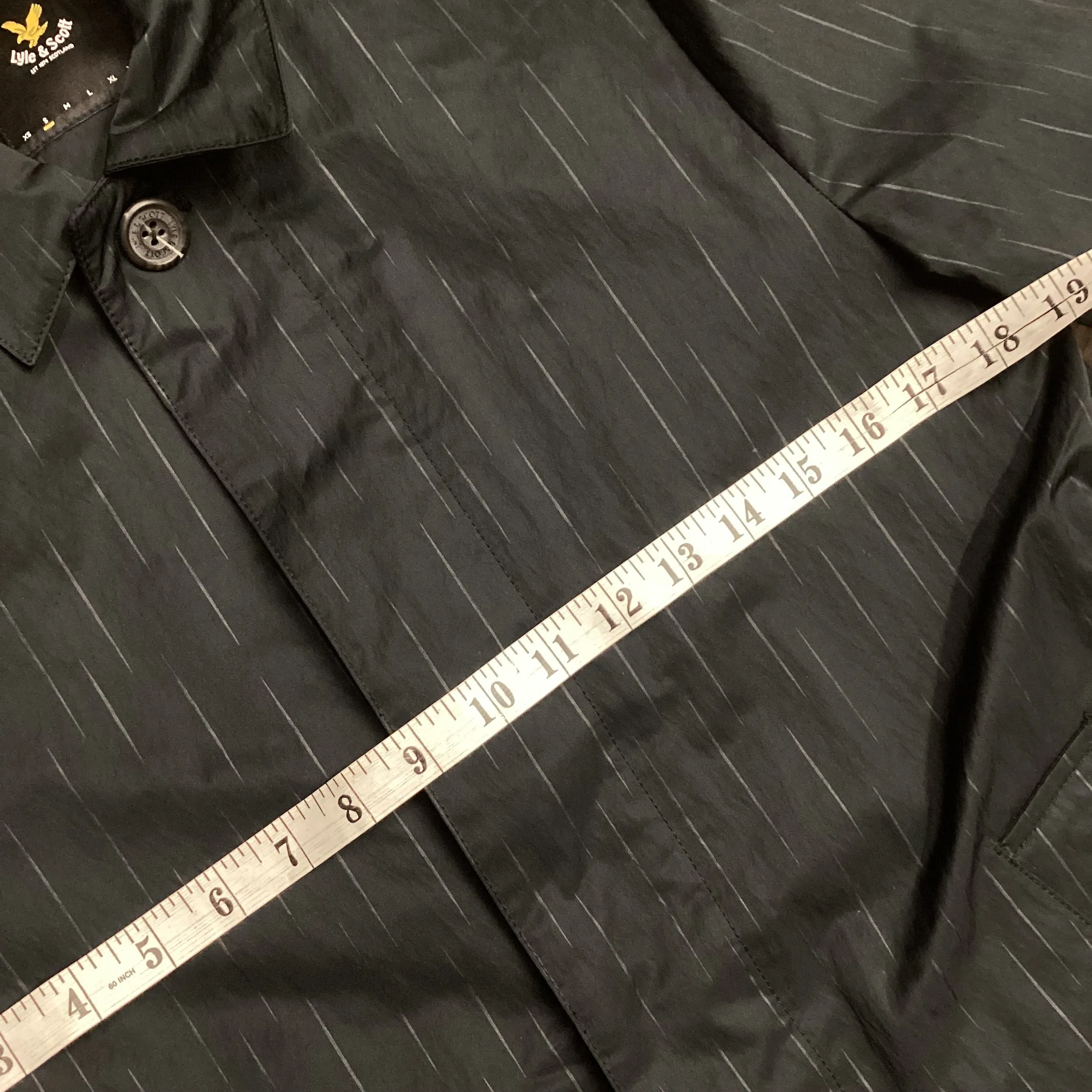Lyle & Scott Navy Thin Lightweight Jacket Size S