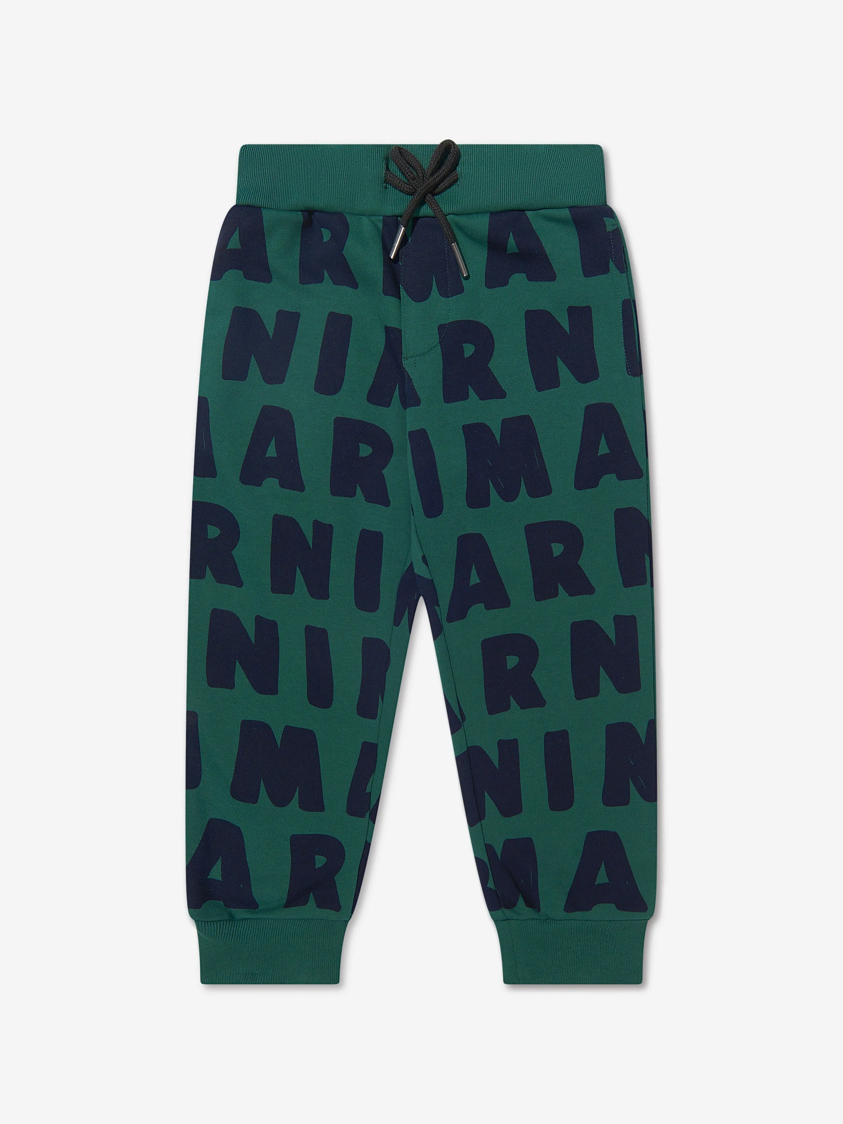 MARNI Boys All Over Logo Print Joggers