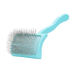 Medium Home Care Big G Teal Slicker Brush by Chris Christensen