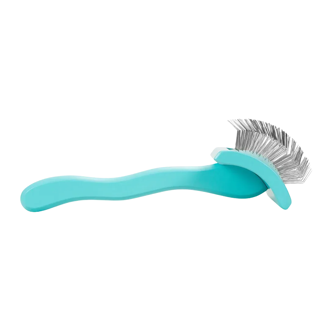 Medium Home Care Big G Teal Slicker Brush by Chris Christensen