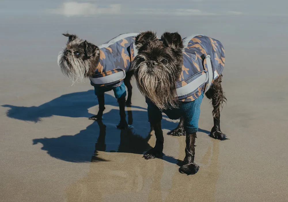 Mr Soft Top Waterproof Coat  |  Blue Camo
