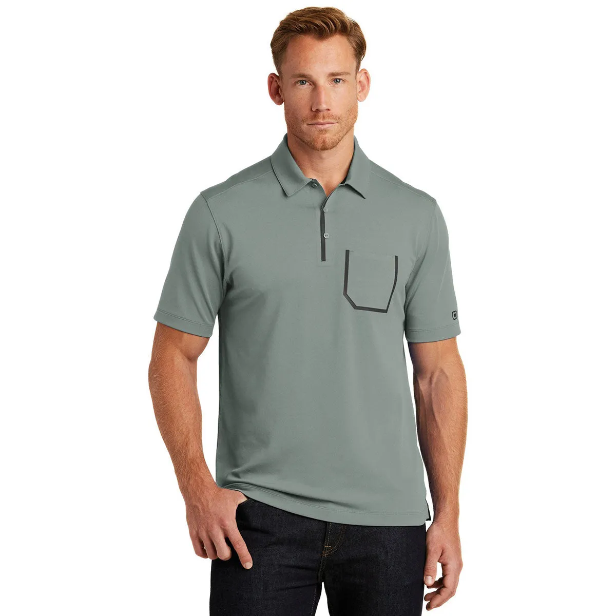 OGIO Men's Rogue Grey Fuse Polo