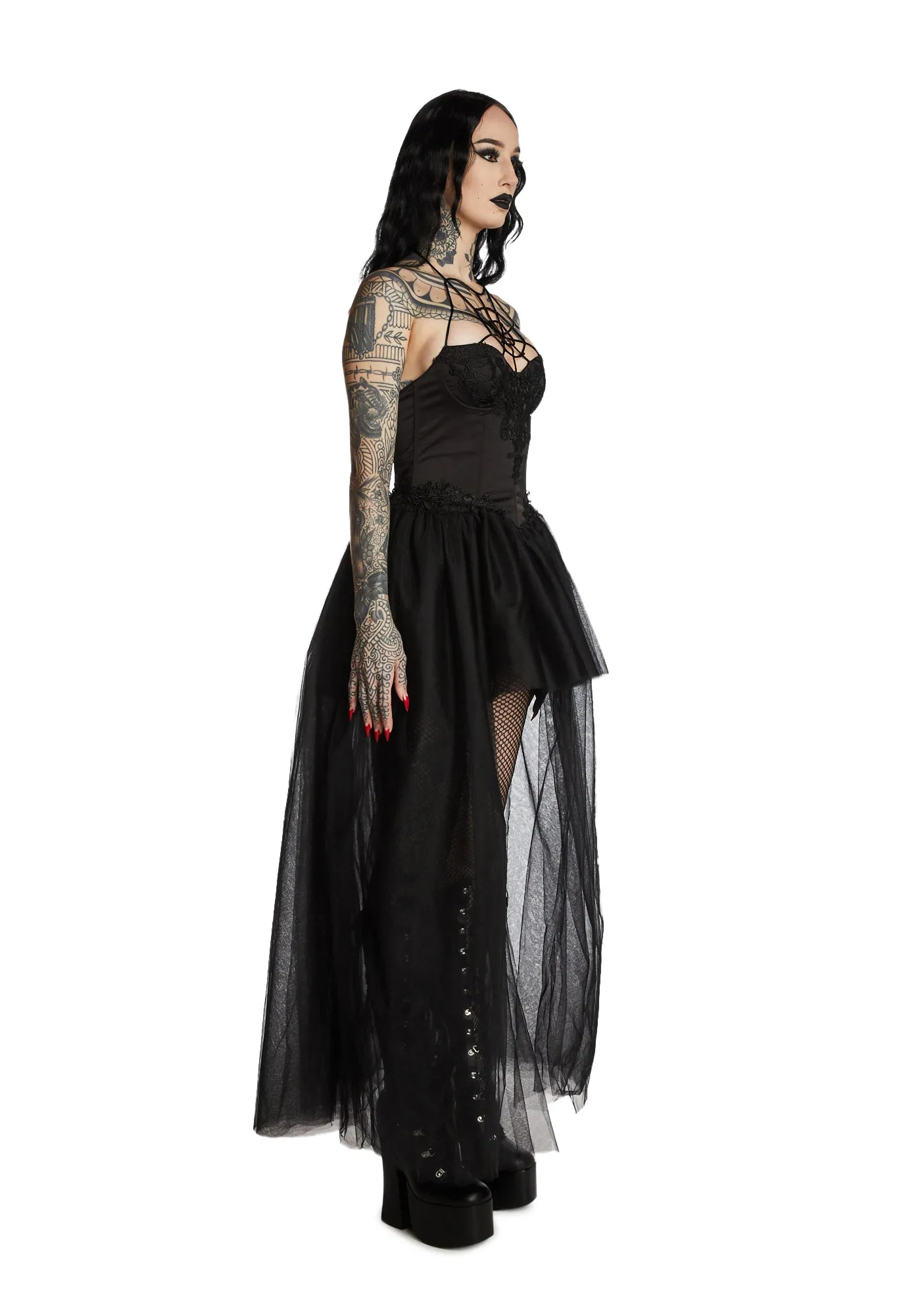 Out Of The Shadows Maxi Dress