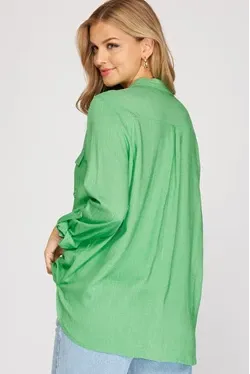Spring is in the Air LS Blouse