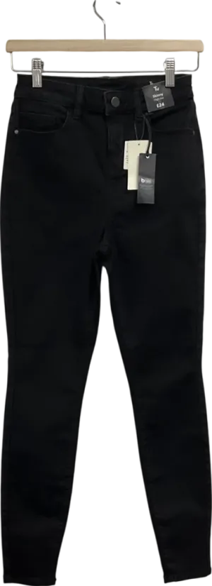 TU sainsburys Black Skinny High Rise Jeans UK 8