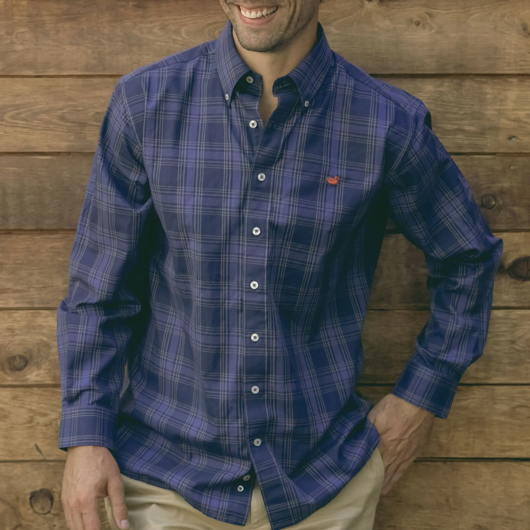 Tupelo Windowpane Dress Shirt